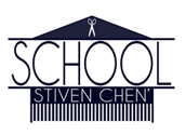 Логотип — SCHOOL STIVEN CHEN, ШКОЛА ПЕРУКАРСЬКОГО МИСТЕЦТВА