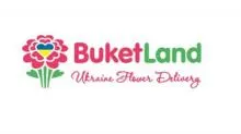 Логотип — BUKETLAND.UA, ONLINE FLOWER SHOP