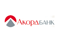 Логотип — AKORDBANK, KOMERTSIJNYJ BANK, PAT