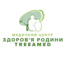Логотип — ЗДОРОВ’Я РОДИНИ TREEAMED, МЕДИЧНИЙ ЦЕНТР