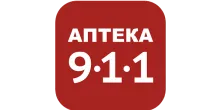 Логотип — АПТЕКА 911. ЮА — МЕРЕЖА АПТЕК