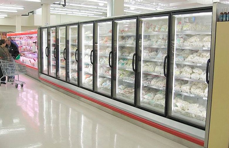 Complex equipment for supermarkets