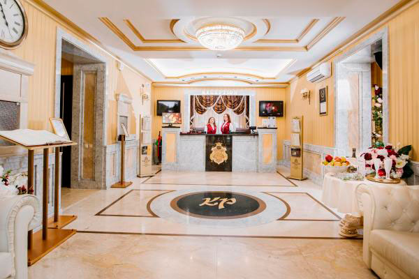 Reception of the hotel Kievskaya Rus Skhidnytsia
