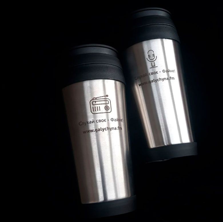 Thermo mugs with engraving