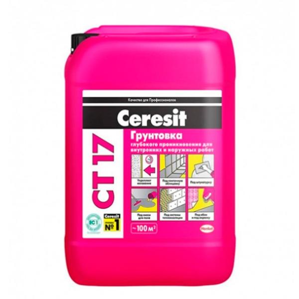 Ceresit CT 17 - Глибокопроникна грунтовка 10 л.