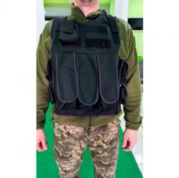 Бронежилет 5 класу захисту (чорний)