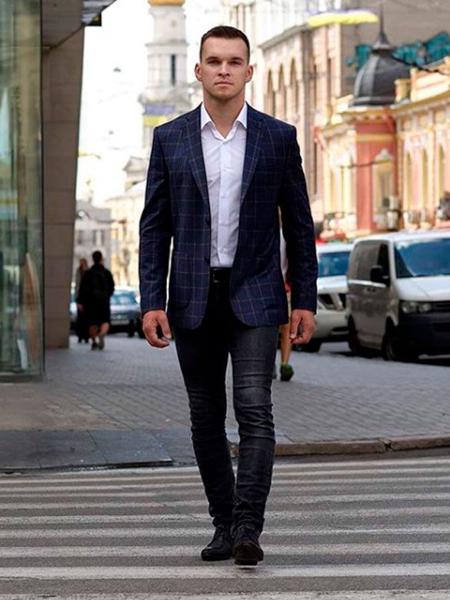 Showroom of men’s clothing