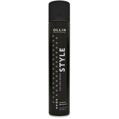 Лак для волосся Ollin Strong сильної фіксації 500мл.