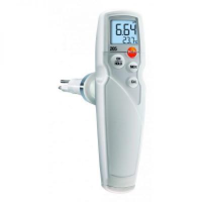 PORTABLE FOOD PH METER TESTO 205 PORTABLE FOOD PH METER TESTO 205