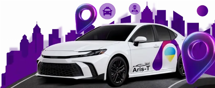 Aris-Taxi надає вигідні умови для водіїв: працюйте на себе, а не на комісію!